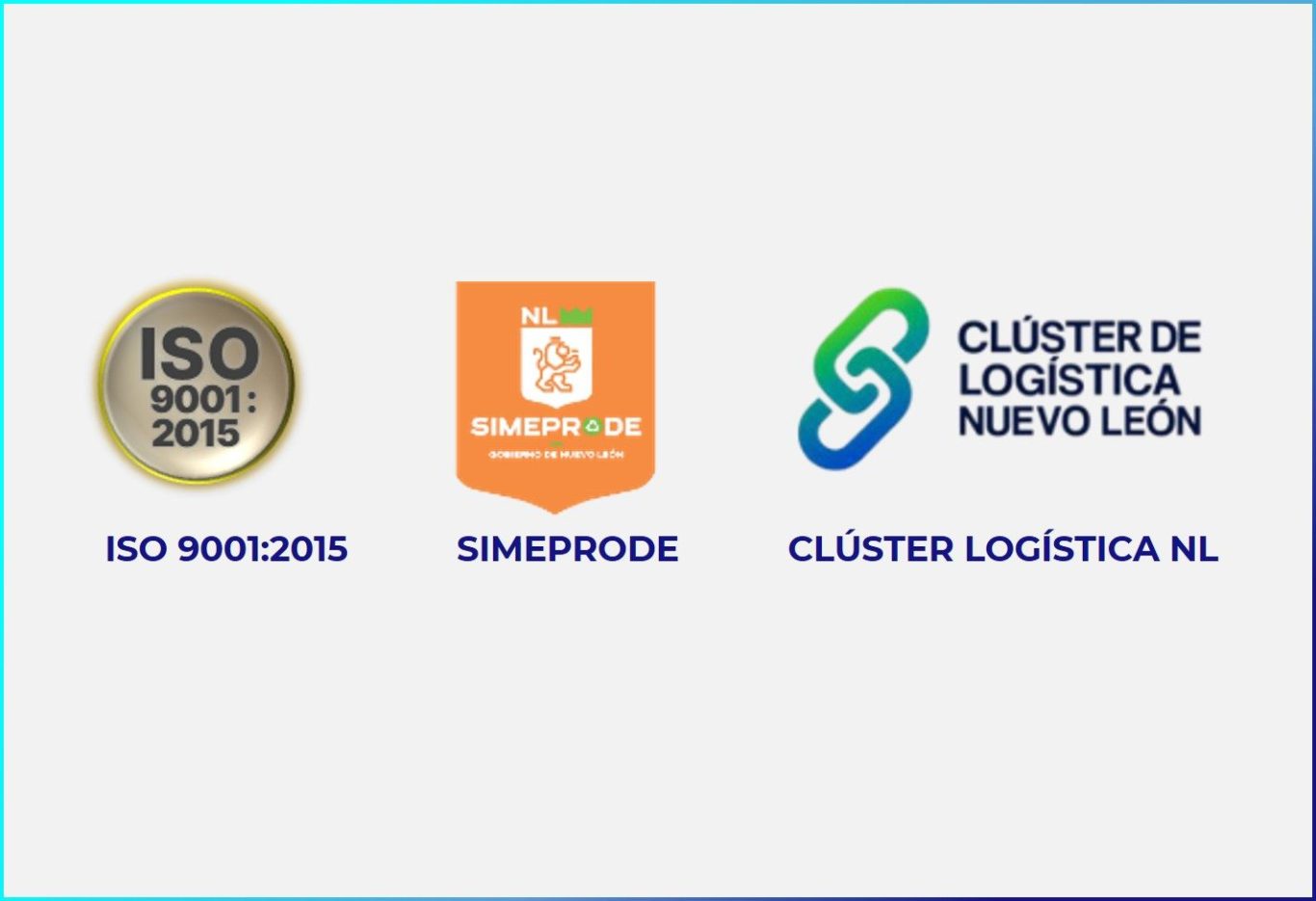 Logotipos de las autoridades competentes que avalan la gestión de residuos de Prommont Ambiental Imagen de los principales distintivos que autorizan a Prommont Ambiental para la gestión de residuos industriales y comerciales seguros